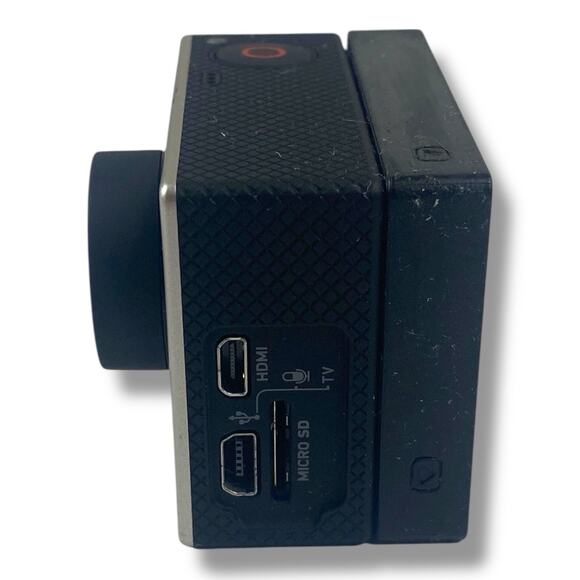 GoPro HERO3+ Black Action Camera Silver With LCD Attachment Tested W Battery - Picture 4 of 8